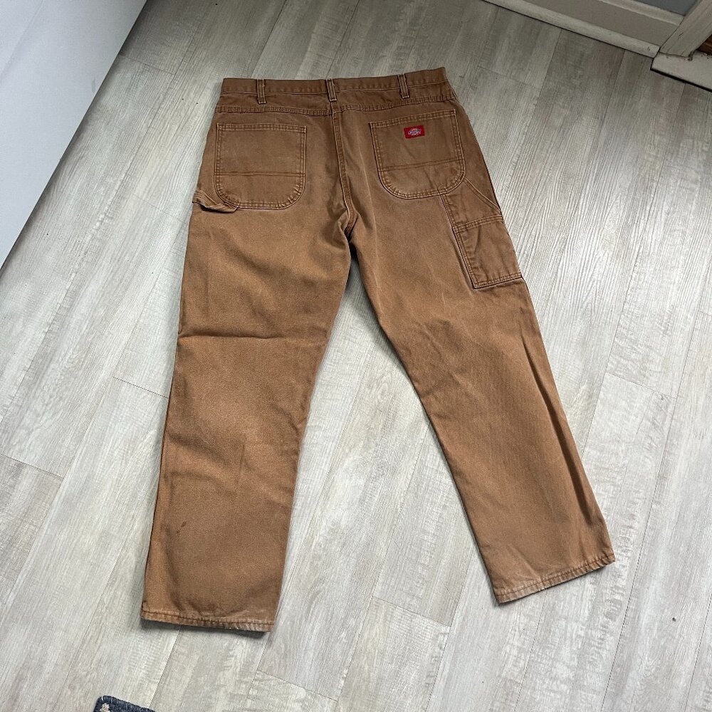 Set of 2 Dickies Men's Relaxed Fit Carpenter Duck Pants - 38x30 - Picture 3 of 10